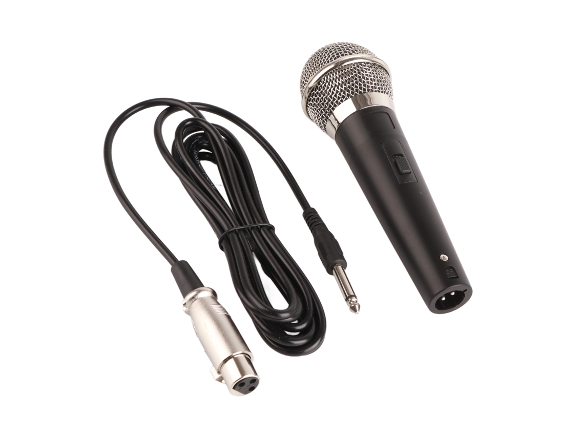Aetheria microfone Dinâmico com Fio Profissional para Karaoke e Performance Vocal com Som Claro