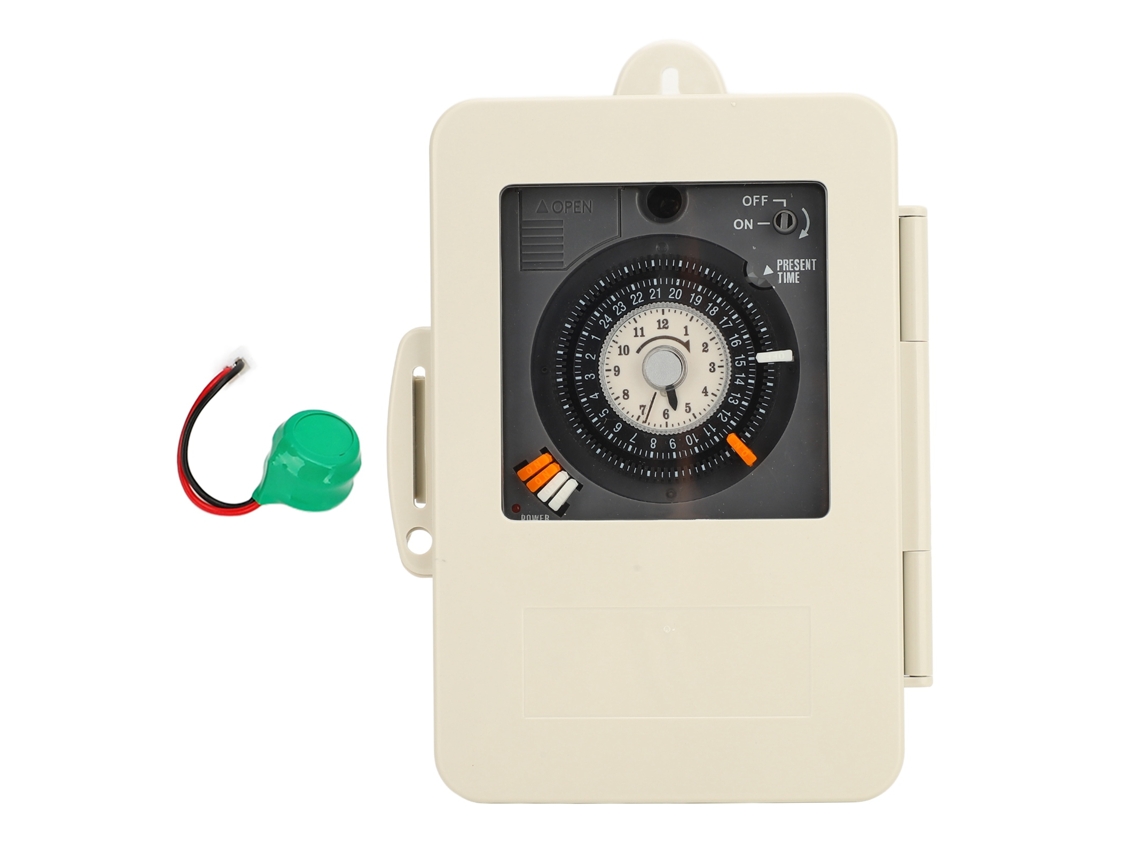 Timer Mecânico 96 Segmentos Para Iluminação E Eletrodomésticos 100‑240v