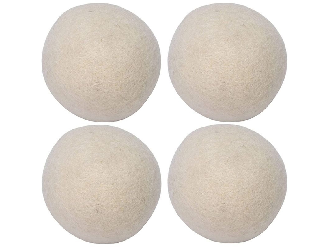Bola de Secadora de Lã Reutilizável Reduz Rugas e Tempo de Secagem Bola Grande