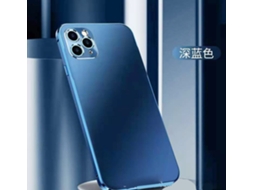 Capa de Telefone para Apple Iphone 1... Azul Escuro EOOCOO (lente de Metal com Buraco de Precisão, Fosco Ultra Fino)