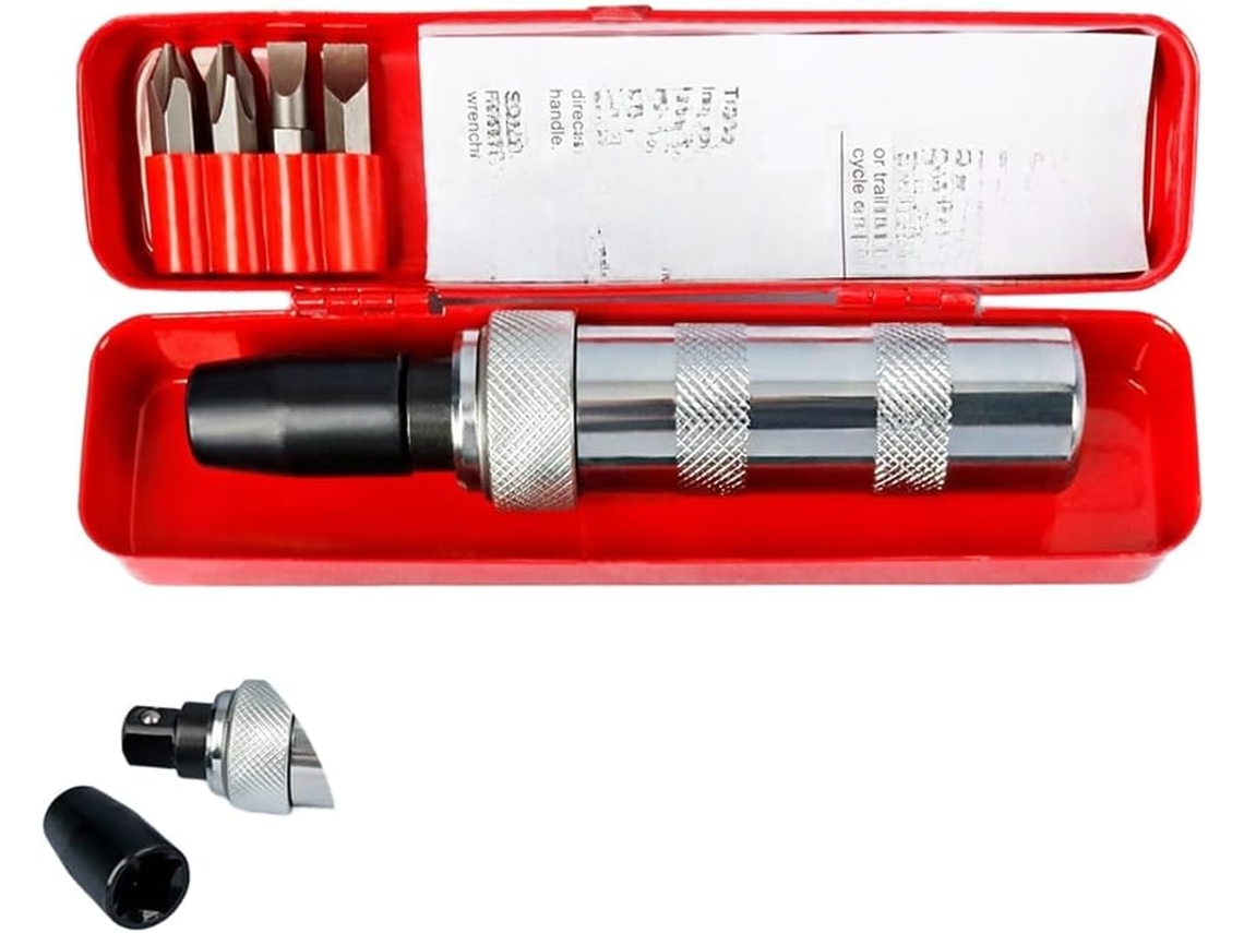 Conjunto De Chave Impacto Com Bits Em Aço Cromo-vanádio, Extrator