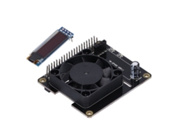 Laxiscreed Placa De Expansão Power Com Ventilador E Display Oled Rgb Para Raspberry Pi