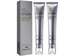 Sérum de peptídeos para os olhos com um rolo de massagem nutritivo para aliviar bolsas, olheiras e inchaço na área dos olhos. Creme para o cabelo.