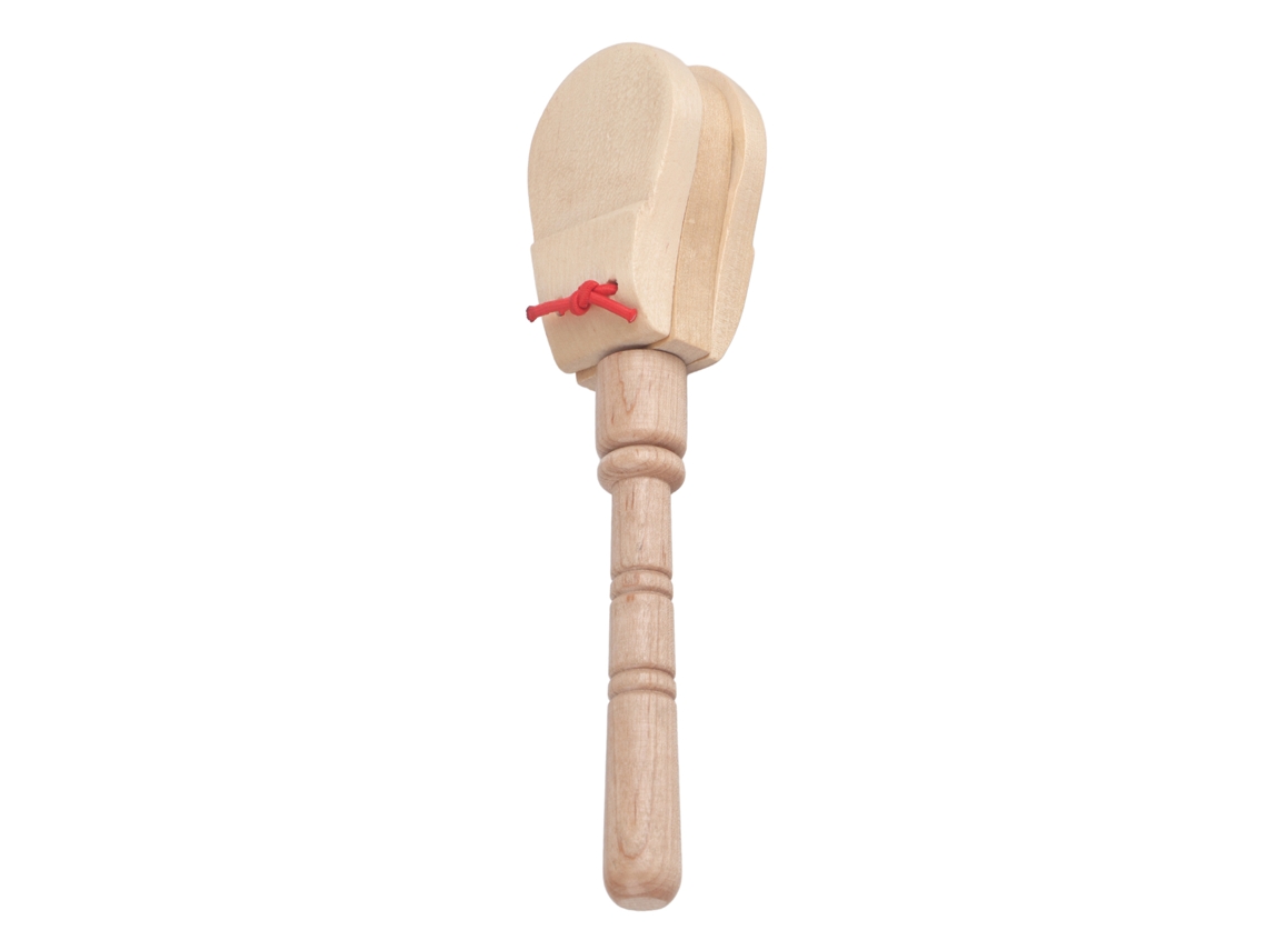 Ats castanets de Madera Segura Sonido Suave Portátiles para Niños Desarrollo Del Sentido Musical Juguetes Educativos