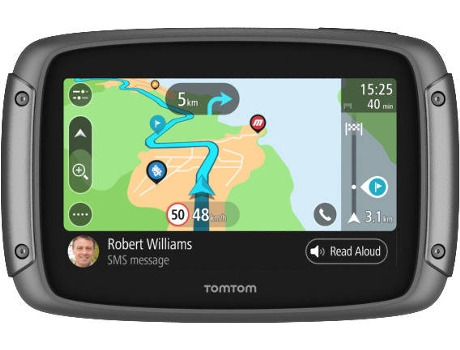 Sistema de Navegação 4.3'' TOMTOM Rider 550 Premium Pack — Mapa Mundo | 47 países | 6h de autonomia
