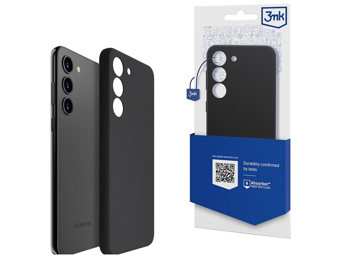 Capa De Silicone 3mk Para Samsung Galaxy S23 Com Proteção De Telefone Ajustada