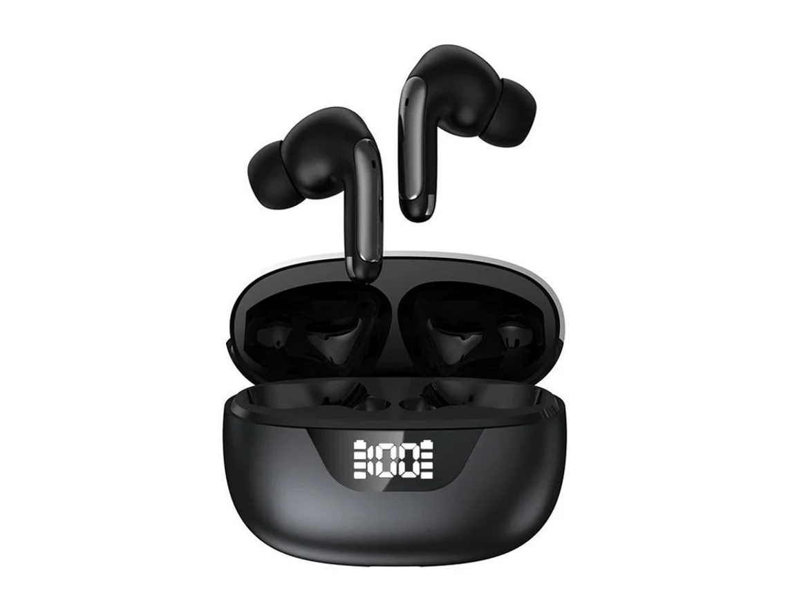 Auriculares Sem Fio In Ear Display Led Dágua Bestvite Bluetooth Preto