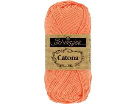 Fio Algodão Mercerizado SCHEEPJES Catona 50G 410 Rich Coral