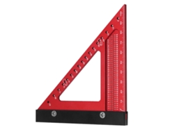 Yuru règua Triangular de Carpintaria em Liga de Alumínio Alta Precisão Portátil Rafter Square para Carpinteiro