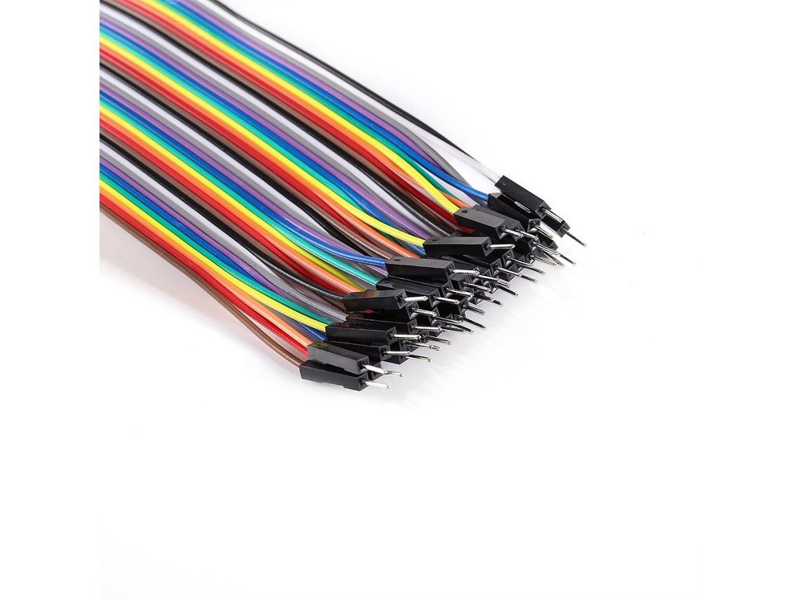 Laxiscreed Cabo Conector Destacável Male-female De 20cm Para 40 Pinos, Colorido E De Fácil Conexão