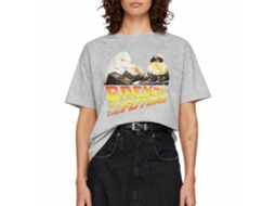 Rockinstone Back To The Future Movie Working Heather Gray Adult T-shirt Size:l