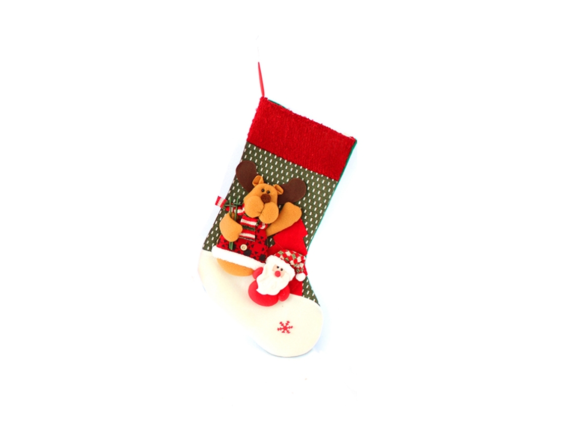 Laxiscreed Meias De Natal Com Pai Natal Para Decoração E Presentes Da Árvore
