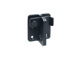 Fechadura De Porta Interna De Aço Inoxidável, Cadeado Com Ferrolho, Ambos Os Lados Com Parafuso Fixo Preto Para Portão, Janela, Q Aquaforge