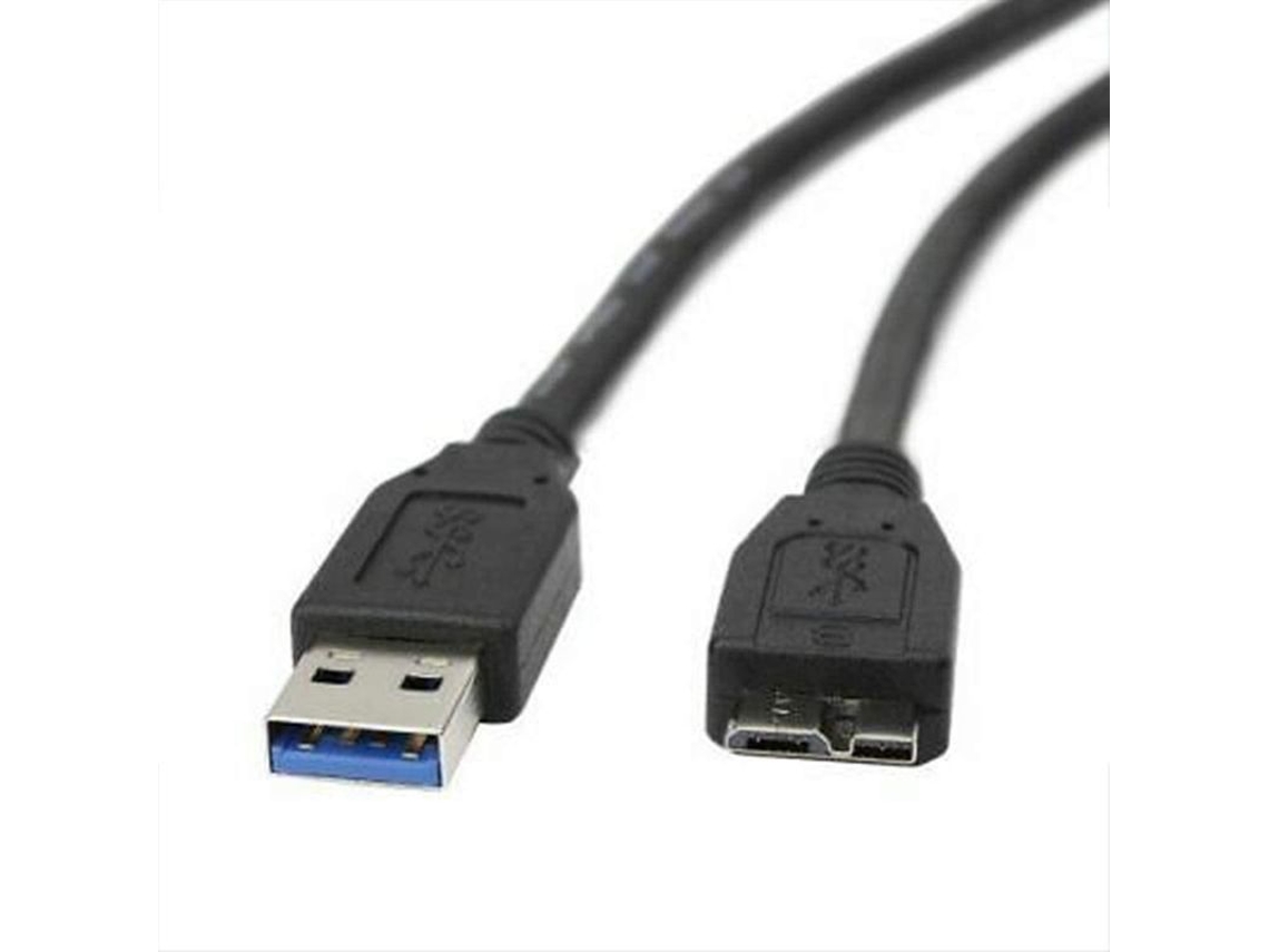 Cabo USB 3.0 para HD Portátil Western Digital/Seagate/Toshiba/Samsung 2m Transferência Rápida