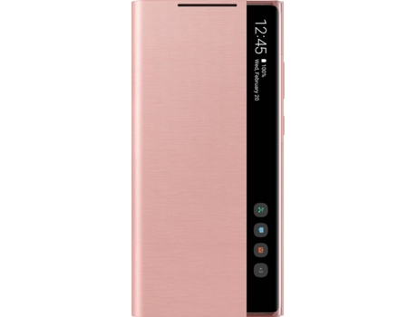 Capa SAMSUNG Note 20 Clear View Rosa