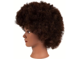 Cabeça de Manequim com Cabelo Cacheado SFUSHOS