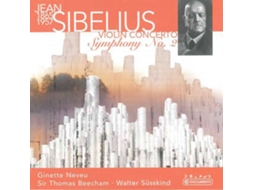 CD Jean Sibelius / Ginette Neveu, Sir Thomas Beecham, Walter Süsskind - Violin Concerto / Piano Quintet (1CDs)