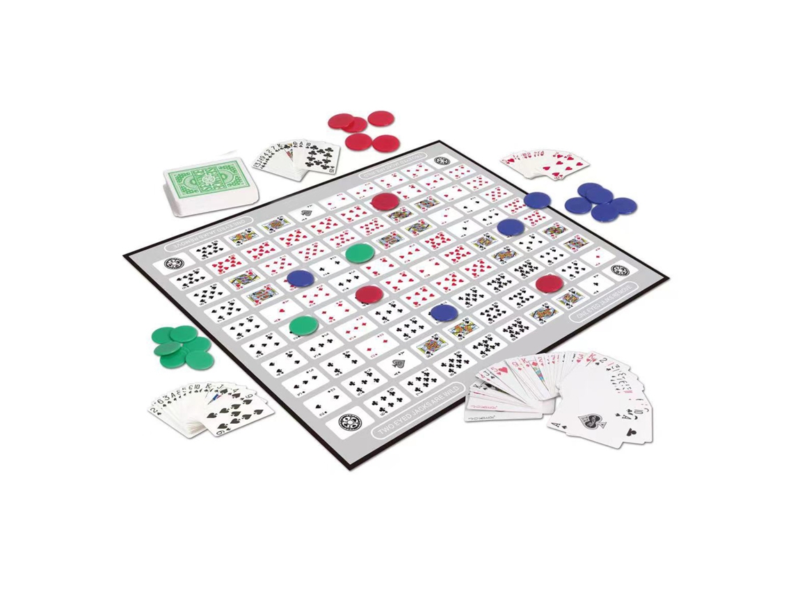 Business jogo de cartas e tabuleiro para família 2-6 jogadores jogo clássico para festas e casa com peças e manual S/MARCA