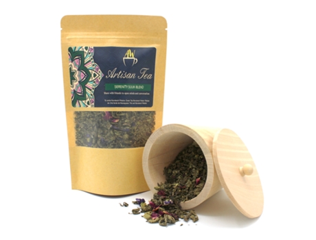 Pétalas de Chá Verde de Marraquexe AW ARTISAN TEA Serenity Souk Blend (50 g)