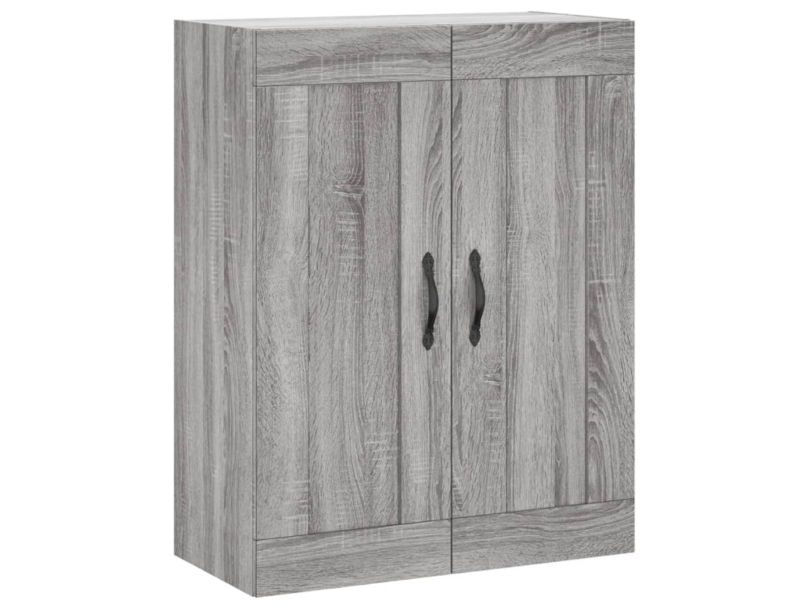 Wall Mounted Cabinet, Wall Mounted Cabinets Vidaxl Cinzeto Madeira Processada (n/a)