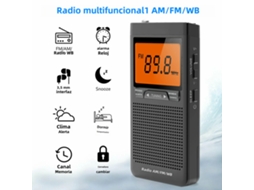 Rádio Meteorológico Portátil, Canais Fm/am MDUG