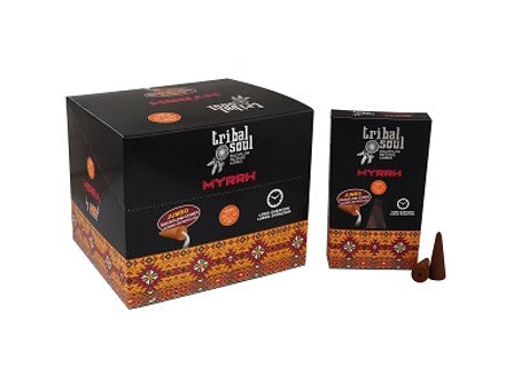 Incenso Refluxo Inverso Tribal Soul Mirra 15G