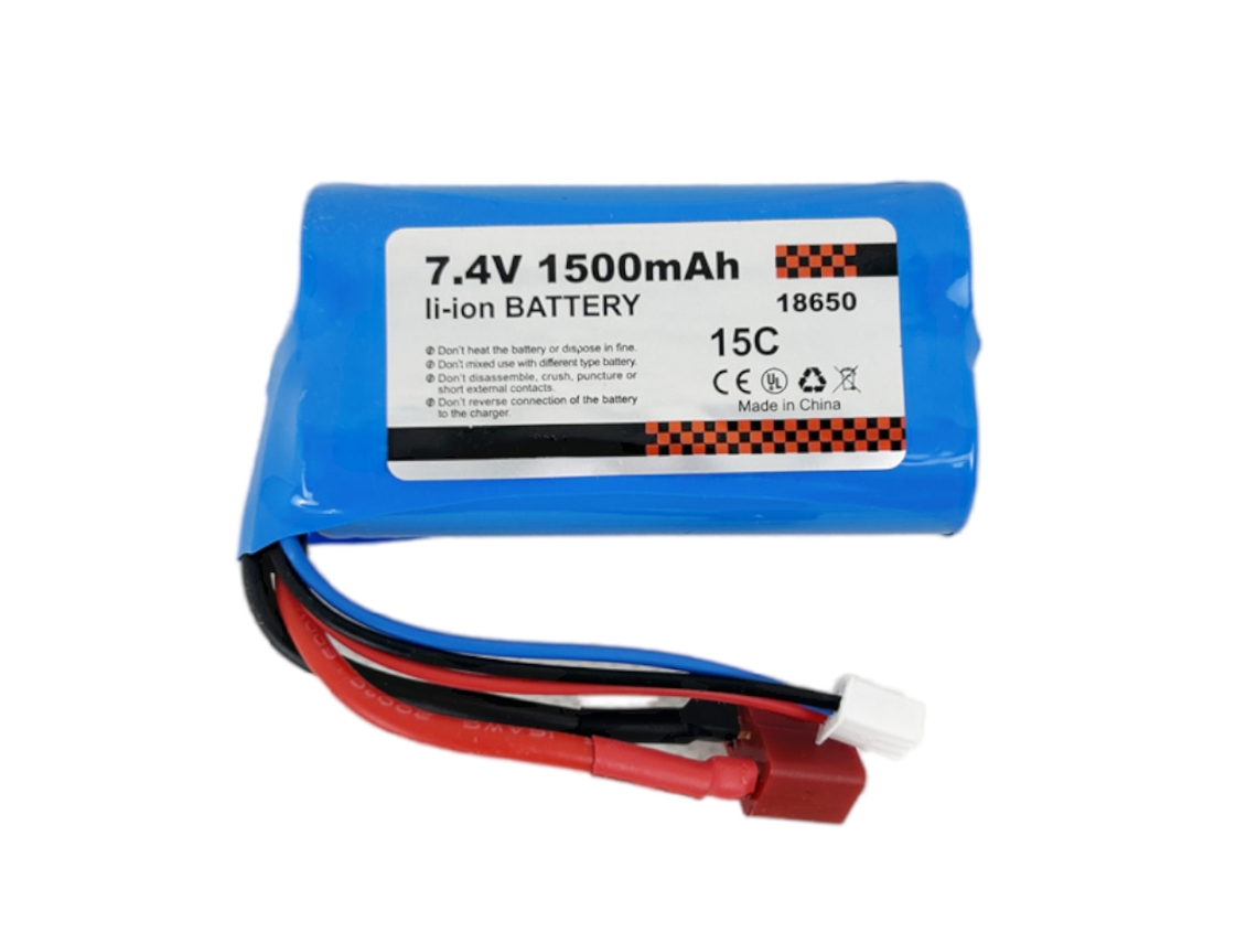 Peças Para Automóvel Rc Zll Sg116 Sg216 Promax 116 Drift Rc 7,4 V 1300 Mah1500 Mah 15c 2s Bateria De Íons De Lítio Plug T 18650 Modelos De Veículo