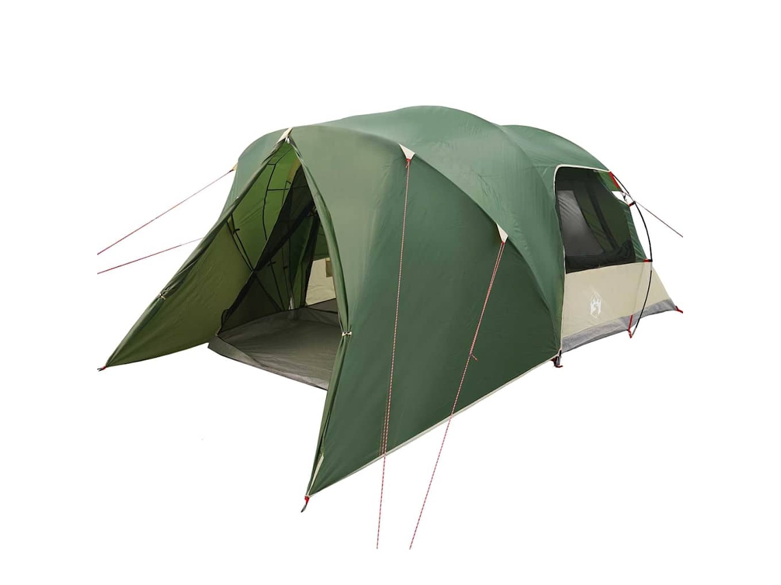 Barraca de Domo para 4 Pessoas Verde 455 X 252 X 178 Cm VIDAXL