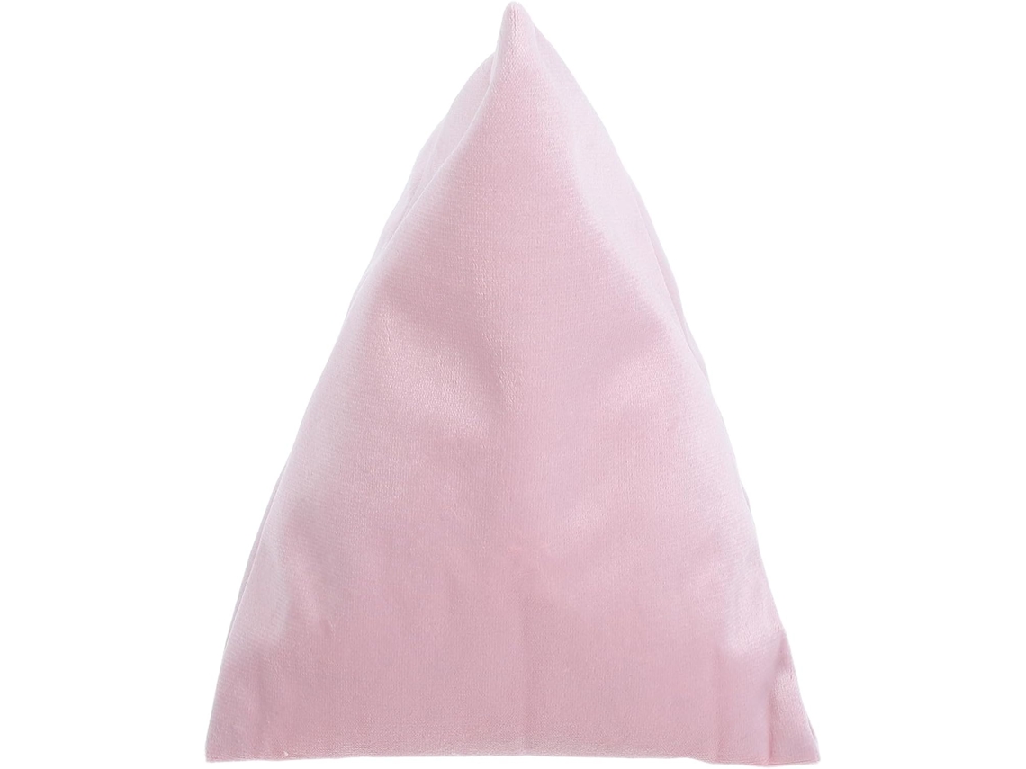 Suporte triangular de veludo rosa com almofada para tablet com múltiplos ângulos SFUSHOS