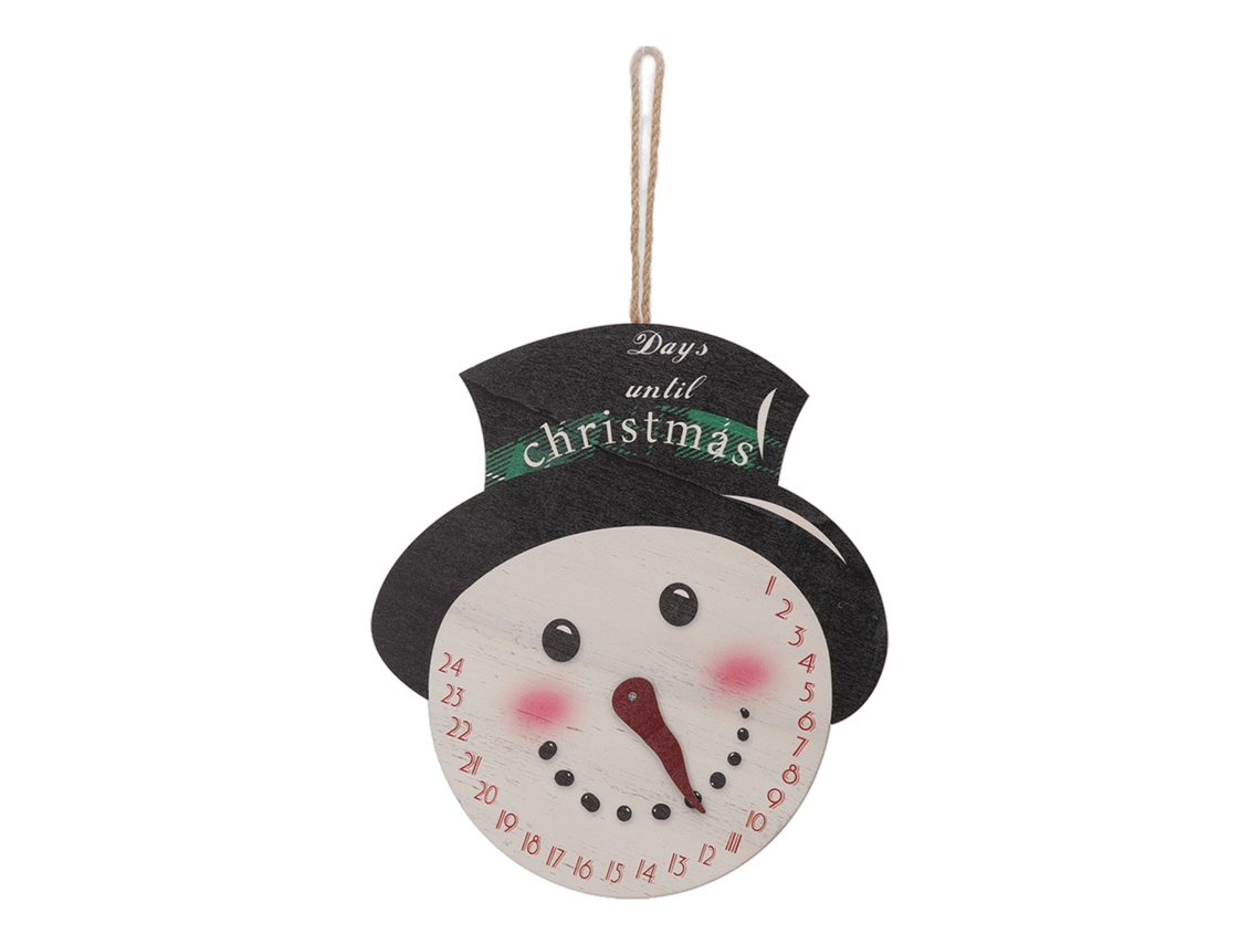 Laxiscreed Decoração De Porta Natal Em Madeira Leve De 4mm Fácil De Pendurar E Encantadora