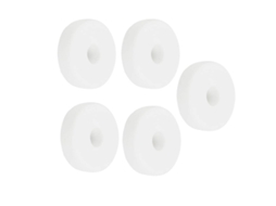 Arruela de Proteção Isolada Cerâmica Branca, 21, 6 Mm Diâmetro Externo, Altura, Pacote com 5 Peças. CHABERLU