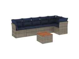 Garden Sofa Set, Garden Sofa Sets Vidaxl Cinzeto Rattan / Vime (n/a)