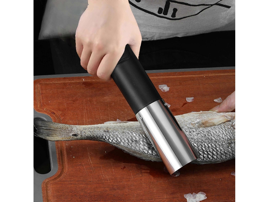 Quitar Escamas de Pescado Eléctrico Inalámbrico Potente Rascador Automático Impermeable Recargable Zekai