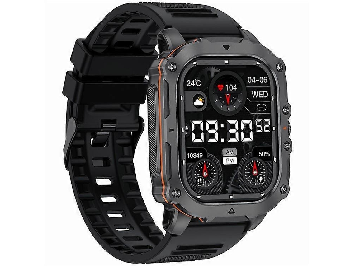 Relógio Inteligente Ak72 De 1,952 Polegadas Com Monitor De Frequência Cardíaca E Pressão Arterial, Pulseira De Silicone Ly Ebike