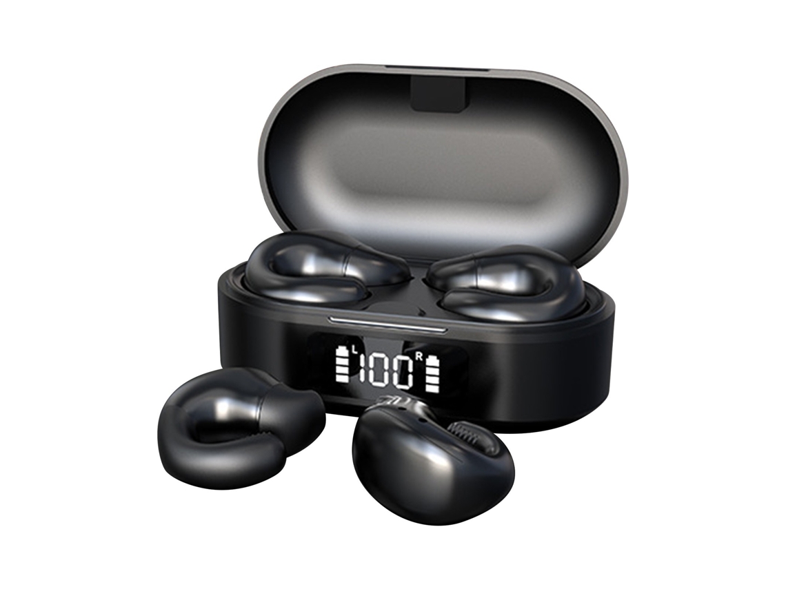Auriculares Bluetooth Sem Fio 5.3 Ear Clip Esqueleto Condução Ouvido Aberto Aplicar para Corrida Ciclismo Condução