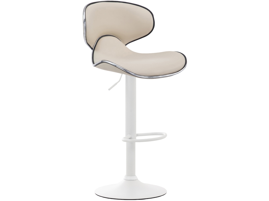 Banco De Bar Las Vegas V2 Creme/branco Clp