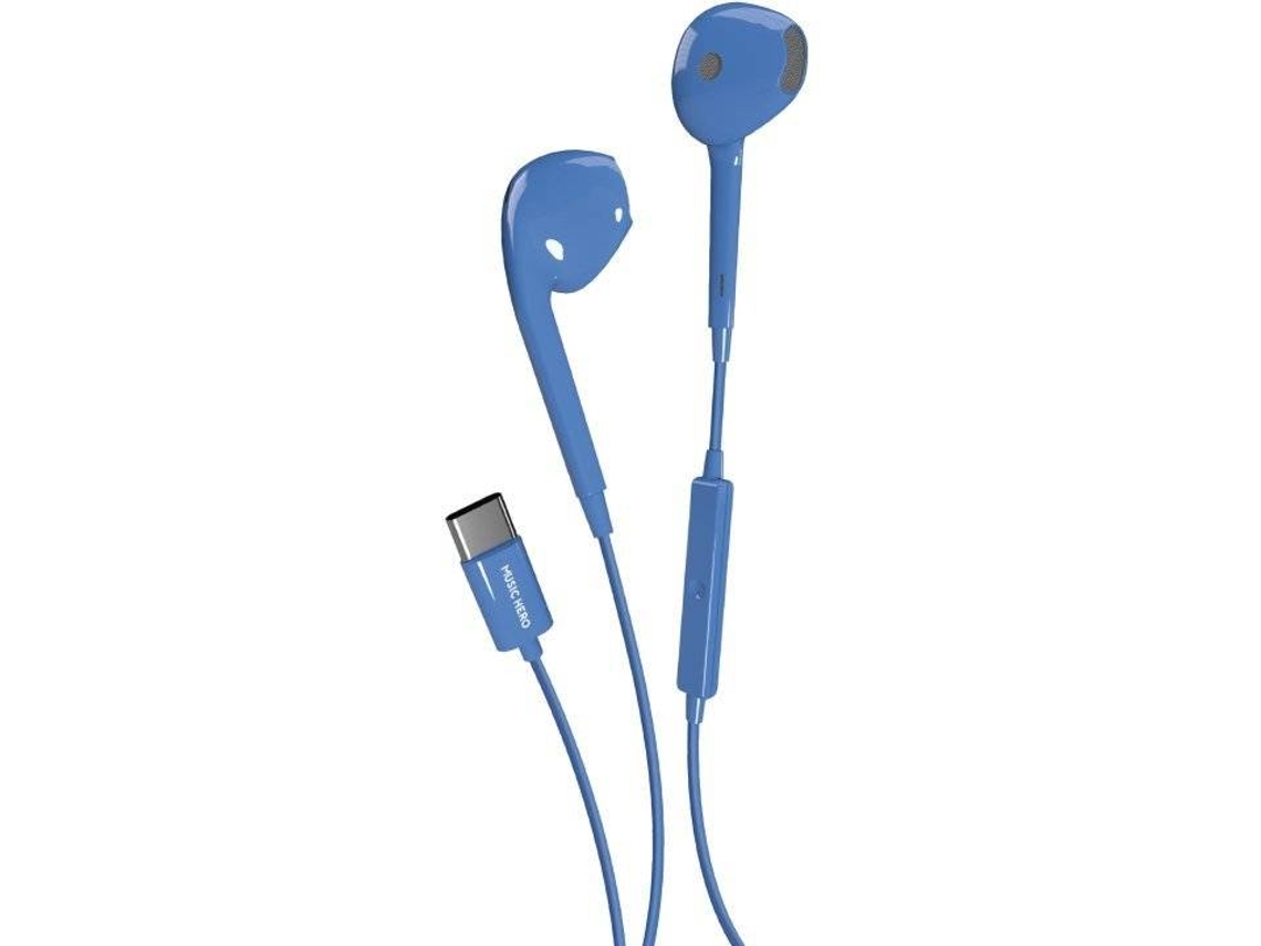 Auriculares com Fio SBS Tubb (In Ear - Microfone - Azul)