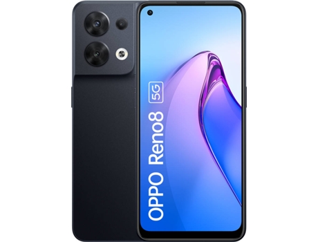 Smartphone OPPO Reno 8 5G (6.43'' - 8 GB - 256 GB - Preto)