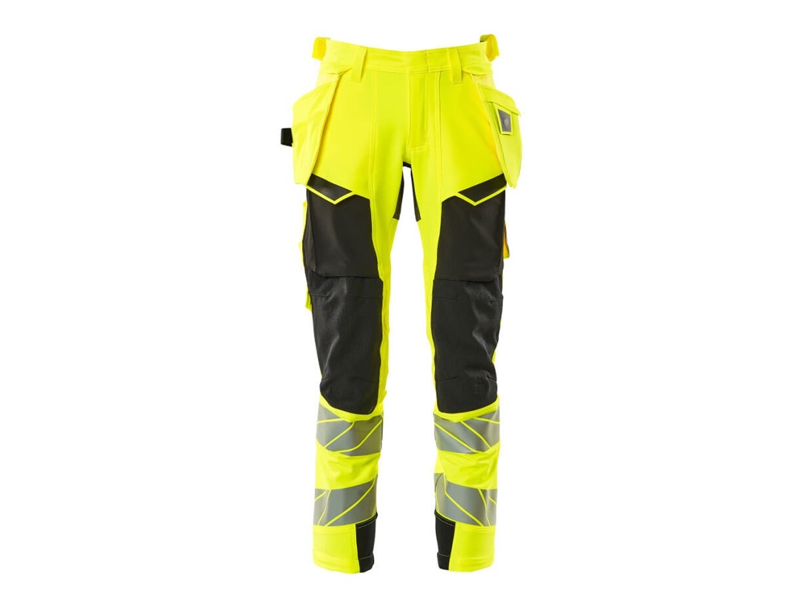Calças Grandes Com Bolsos Pendurados Accelerate Safe 19031 Amarelo 48 / 35 MASCOT