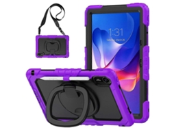 Capa Para Tablet Xiaomi Redmi Pad 2 Com Suporte Integrado, Porta-caneta E Alça De Ombro Em Silicone E Policarbonato.