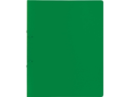 Pasta De Argolas Fact!pp | A4, 2 Argolas, Altura De Preenchimento 16 Mm, Verde Gokoco