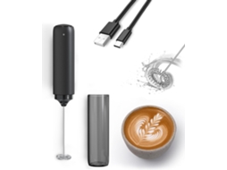 Espumador De Leite Elétrico, Recarregável, Mini Misturador Portátil Para Café/café Com Leite/cappuccino/chocolate Quente