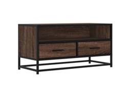 Tv Cabinet, Tv Cabinets Vidaxl Marrom Madeira Processada (n/a)