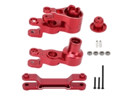 Mali conjunto de Direção de Rc em Alumínio Cnc para Carro Traxxas 1/5 Acessórios Leve Decorativo Vermelho