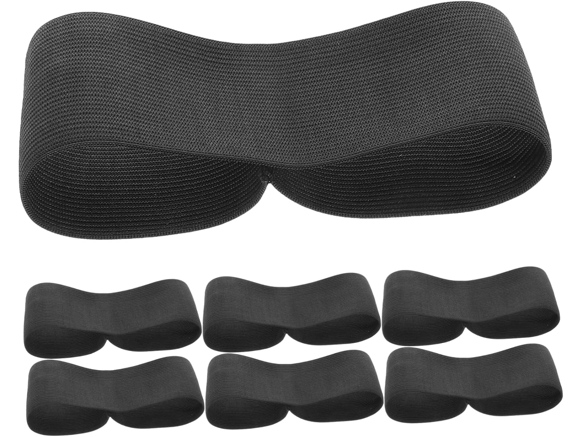 Pulseira De Luto Preta Ajustável Minkissy, 15 Peças De Tecido Resistente Ao Desbotamento Para Funerais E Cerimônias