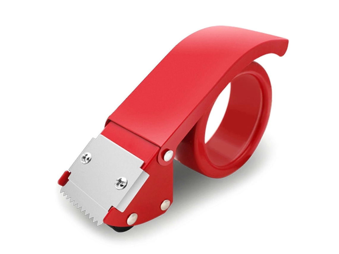 Dispensador de Fita Adesiva para Embalagem Pacotes com Cortador Rolo 60mm Largura, Máquina Ma Nual Escritório, Multi GOKOCO