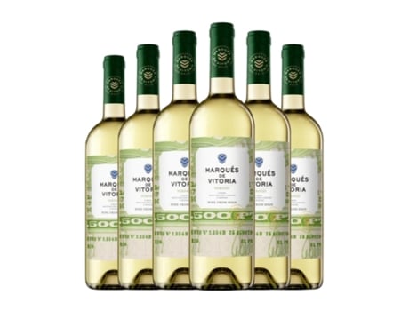 Vinho branco MARQUÉS DE VITORIA Blanco Verdejo Rioja Jovem (0.75 L - 6 Unidades)