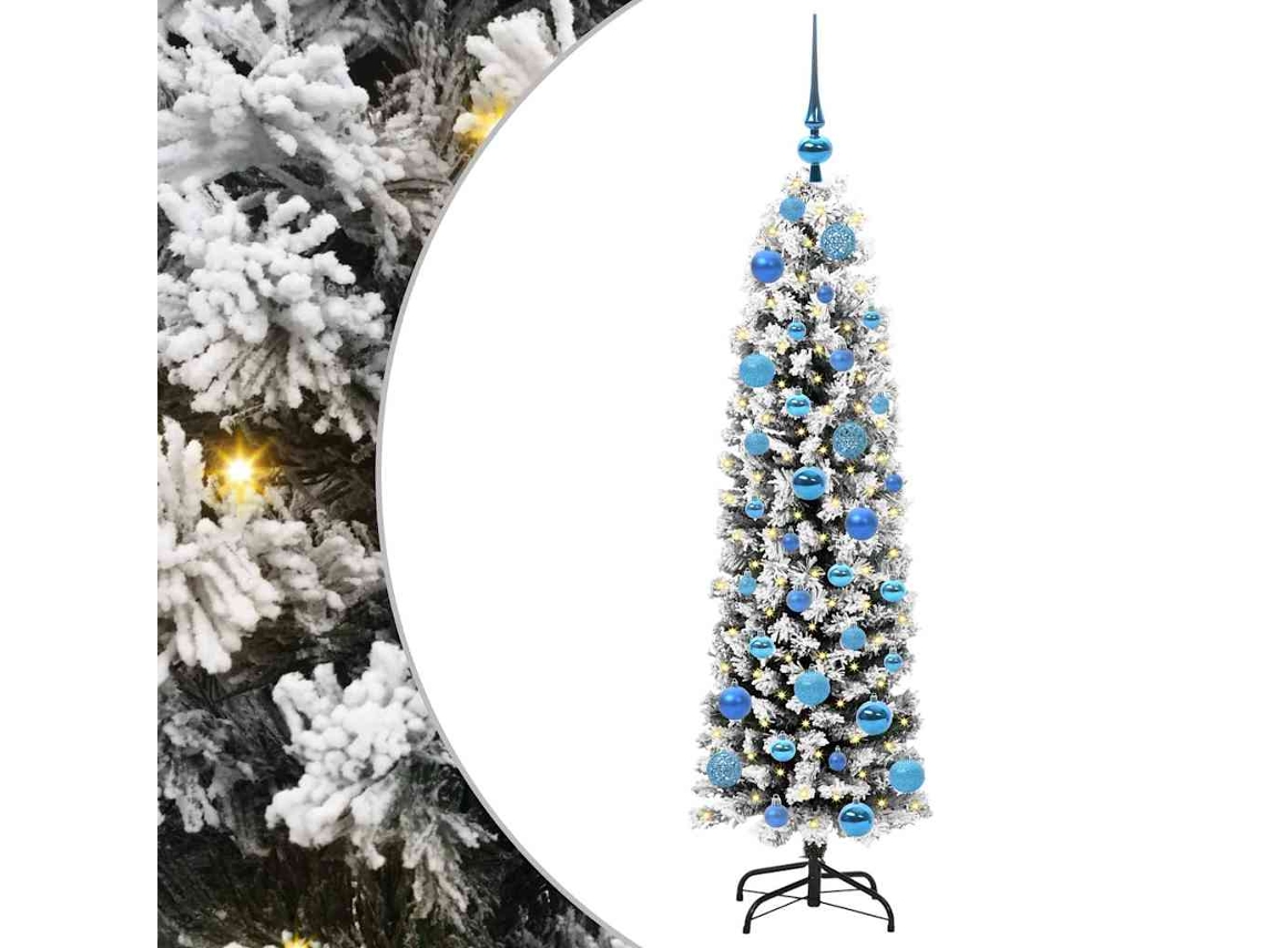 Conjunto 1 Árvore De Natal Vidaxl Verde Pvc (150 Cm)
