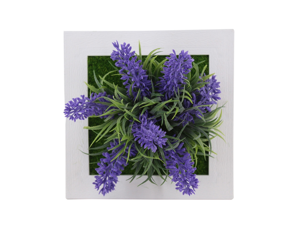 Laxiscreed Quadro De Parede Com Planta 3d Para Decoração Com Flor Natural