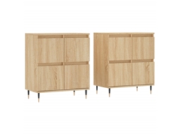Sideboard, Sideboards Vidaxl Marrom Madeira Processada (n/a)